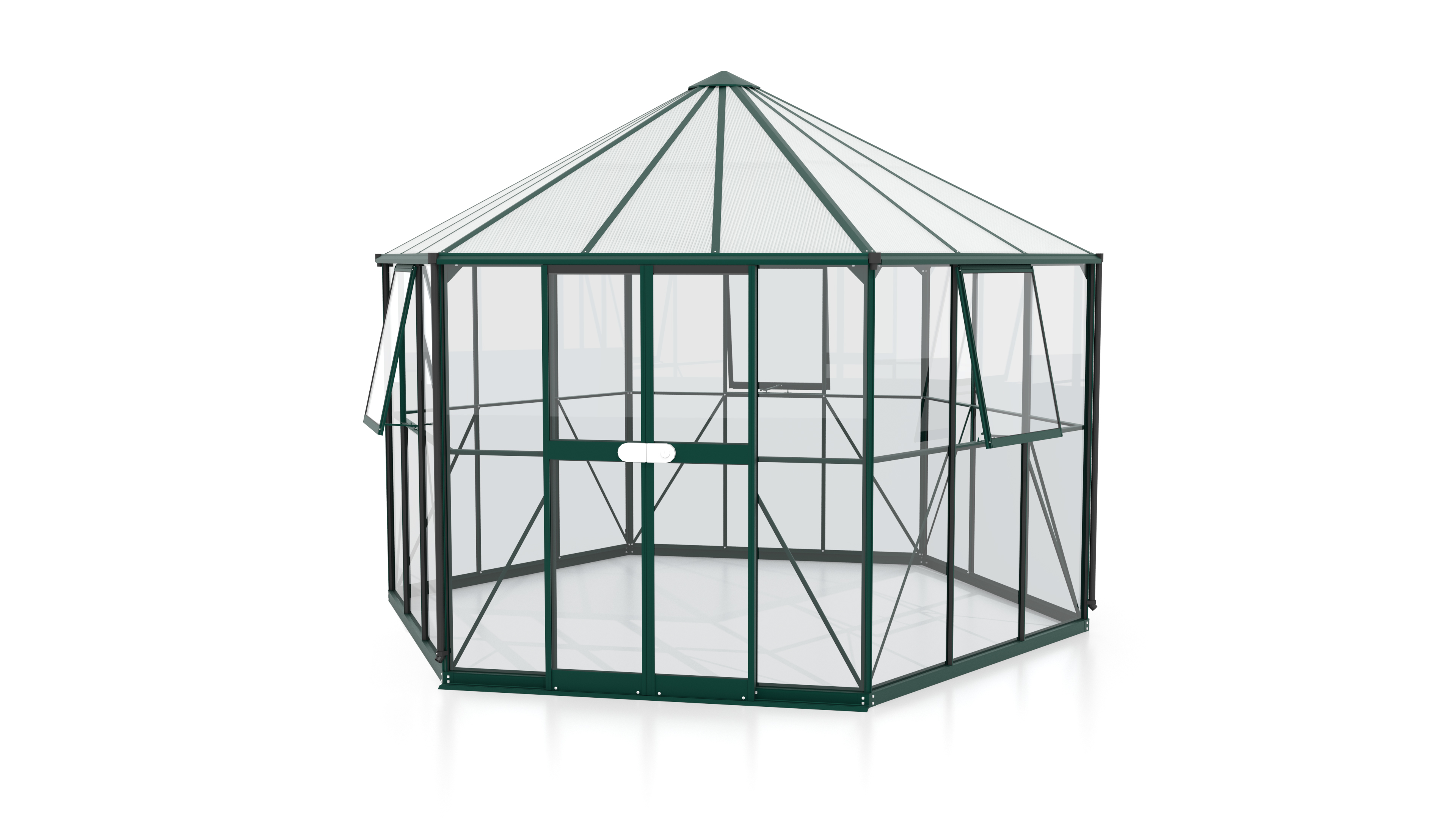 Gewächshaus Pi 9000 ESG/HKP, smaragd