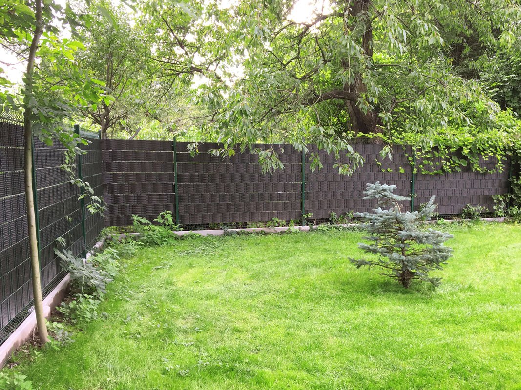 365_4 PREMIUM Sichtschutzstreifen RATTAN 2550x190x4 mm für Doppelstabmatten