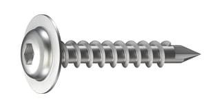 100 Stück Bohrschraube mit Linsenkopf und Flansch 5,5 x 38 mm ruspiert