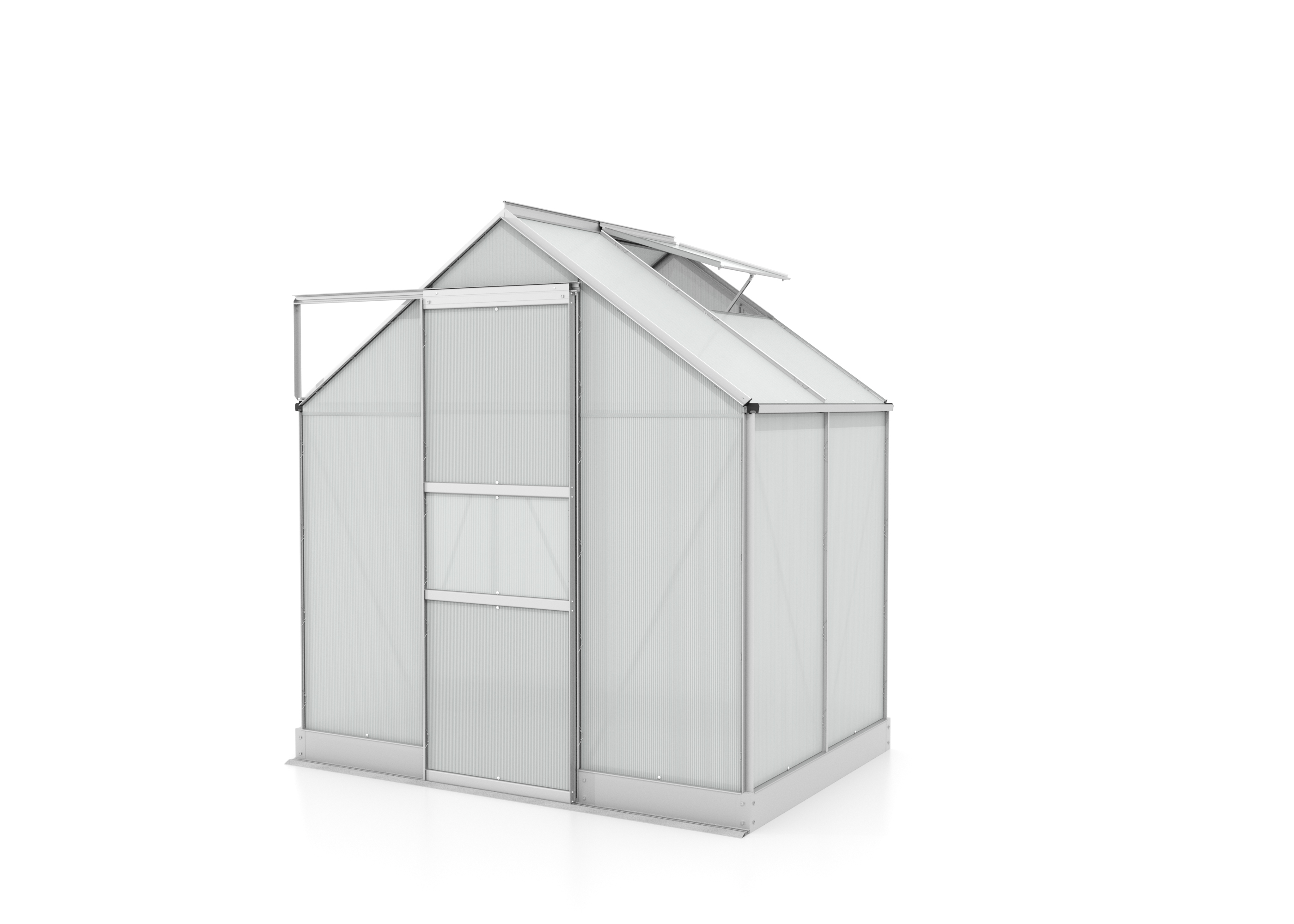 Gewächshaus Apollo 2500 HKP4mm, alu