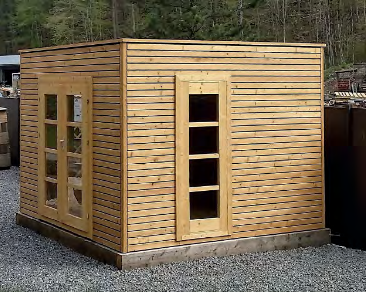 Cara-Cubo-3030-DT Premium Gartenhaus Cara Cubo 3030 DT