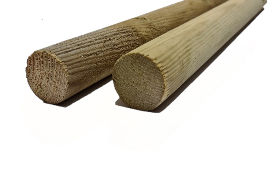 UnbenanntosWfsxvYVErr3 Rundholz Kiefer imprägniert Ø 3,5 cm Holzsprosse Länge