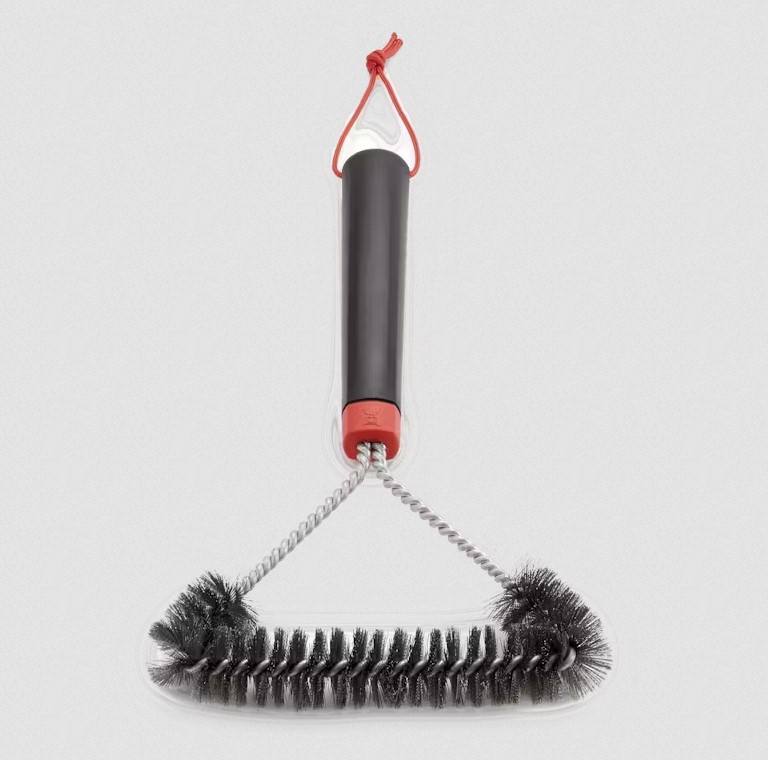 Weber-Dreiseitige-Grillbuerste-30-cm-5 Weber Dreiseitige Grillbürste, 30 cm