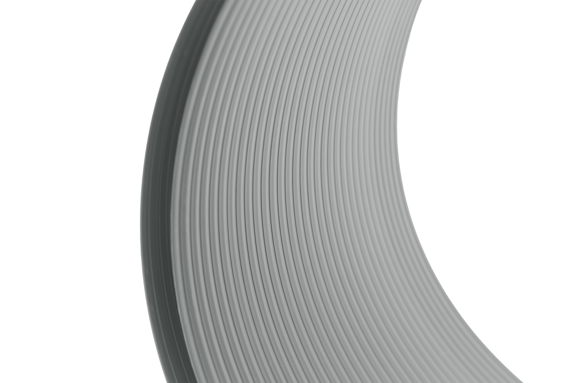 Sichtschutzstreifen_RAL-7035_Lichtgrau_04 PREMIUM HART PVC Sichtschutzstreifen für Doppelstabmatten 2525 x 190 x 1,35 mm Sichtschutz