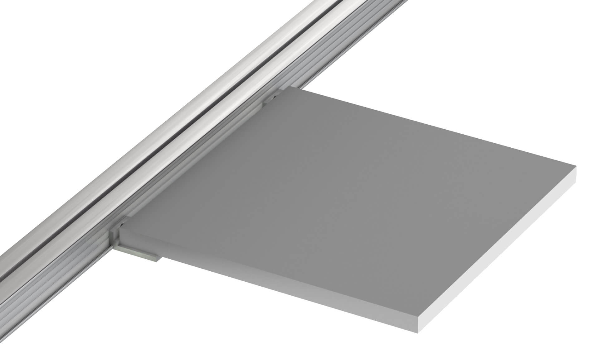 Bodentraeger_1 Plattenträger Bodenträger aus Aluminium für Aluschienen S, M & L inkl. 2 Bohrschraube MADE IN GERMAN