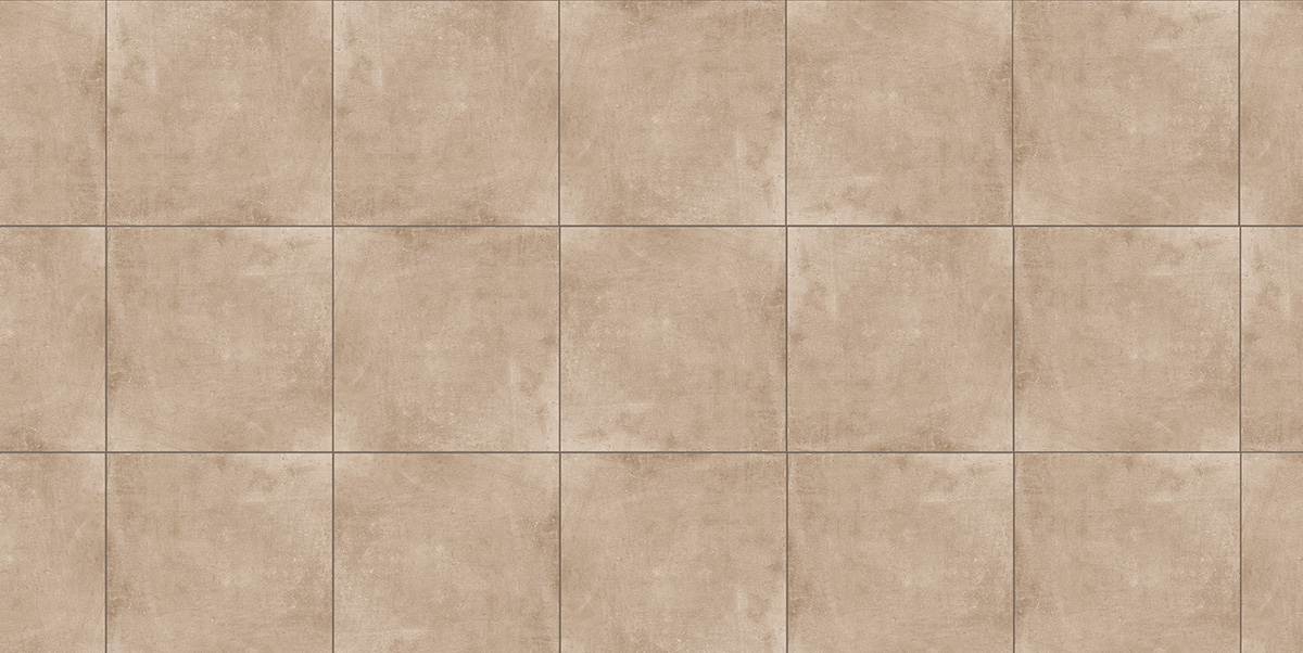 KERAMIKPLATTE CEMENTO TAUPE 60x60x2 cm FEINSTEINZEUG MODERN 0,72 m², 2 STK.