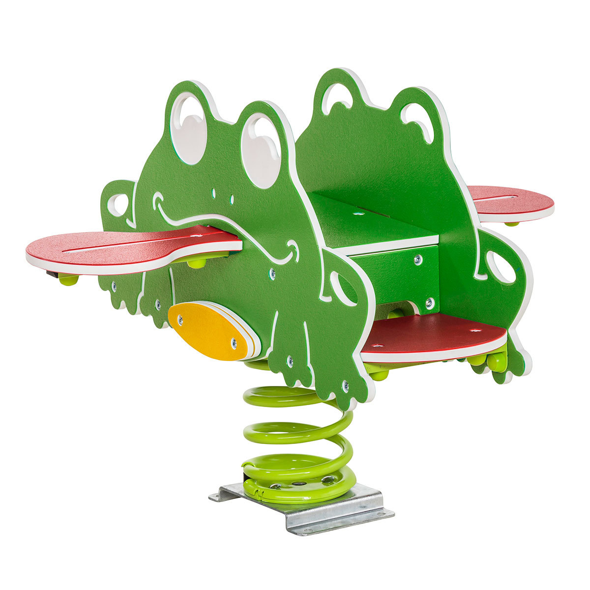 Wipptier-Froschquartet-176_010_4 Federwippe FROSCHQUARTET Federtier Frosch für den öffentlichen Bereich