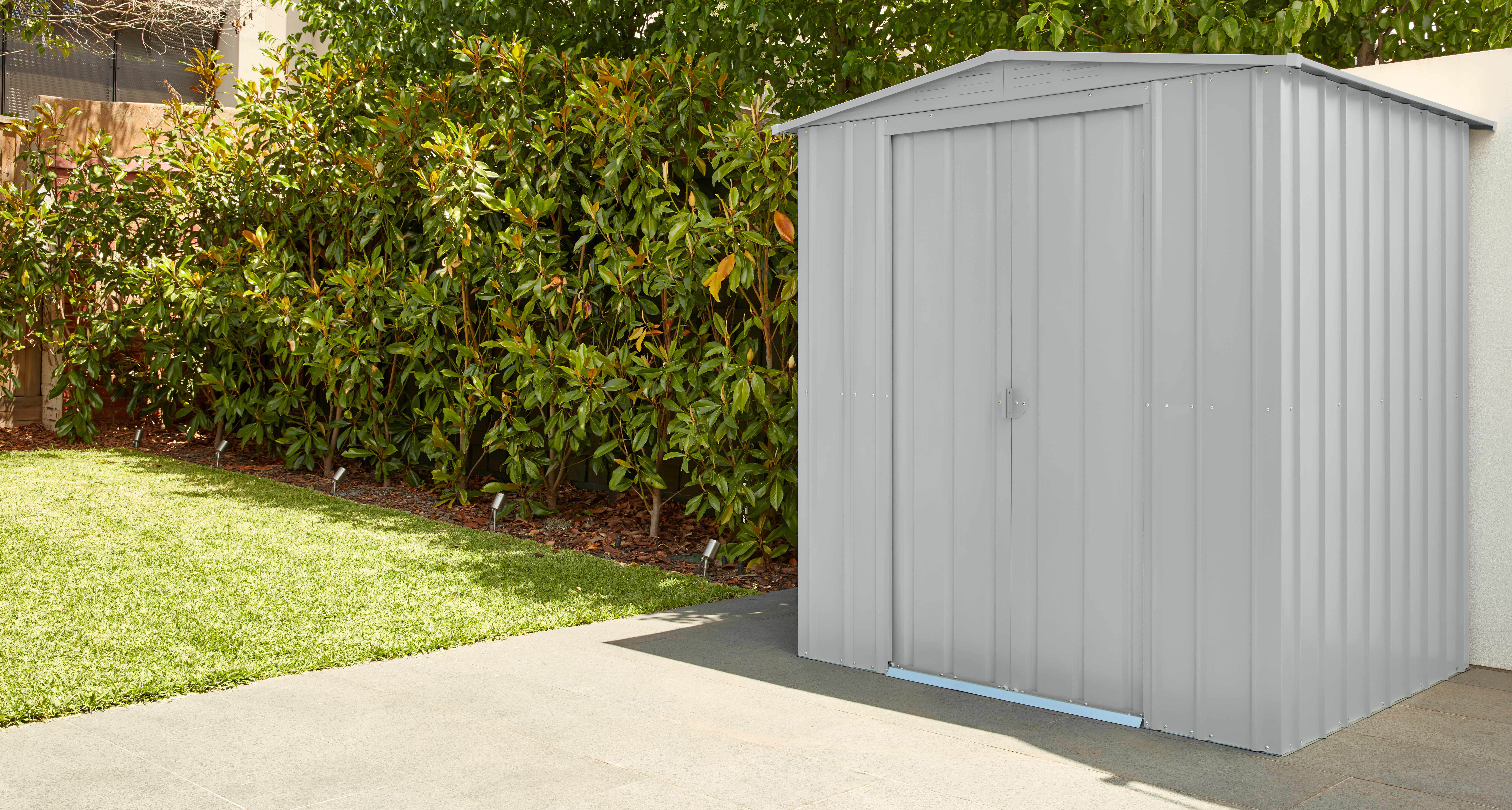 Gerätehaus Gartenmanager "Dream" 65, silber metallic