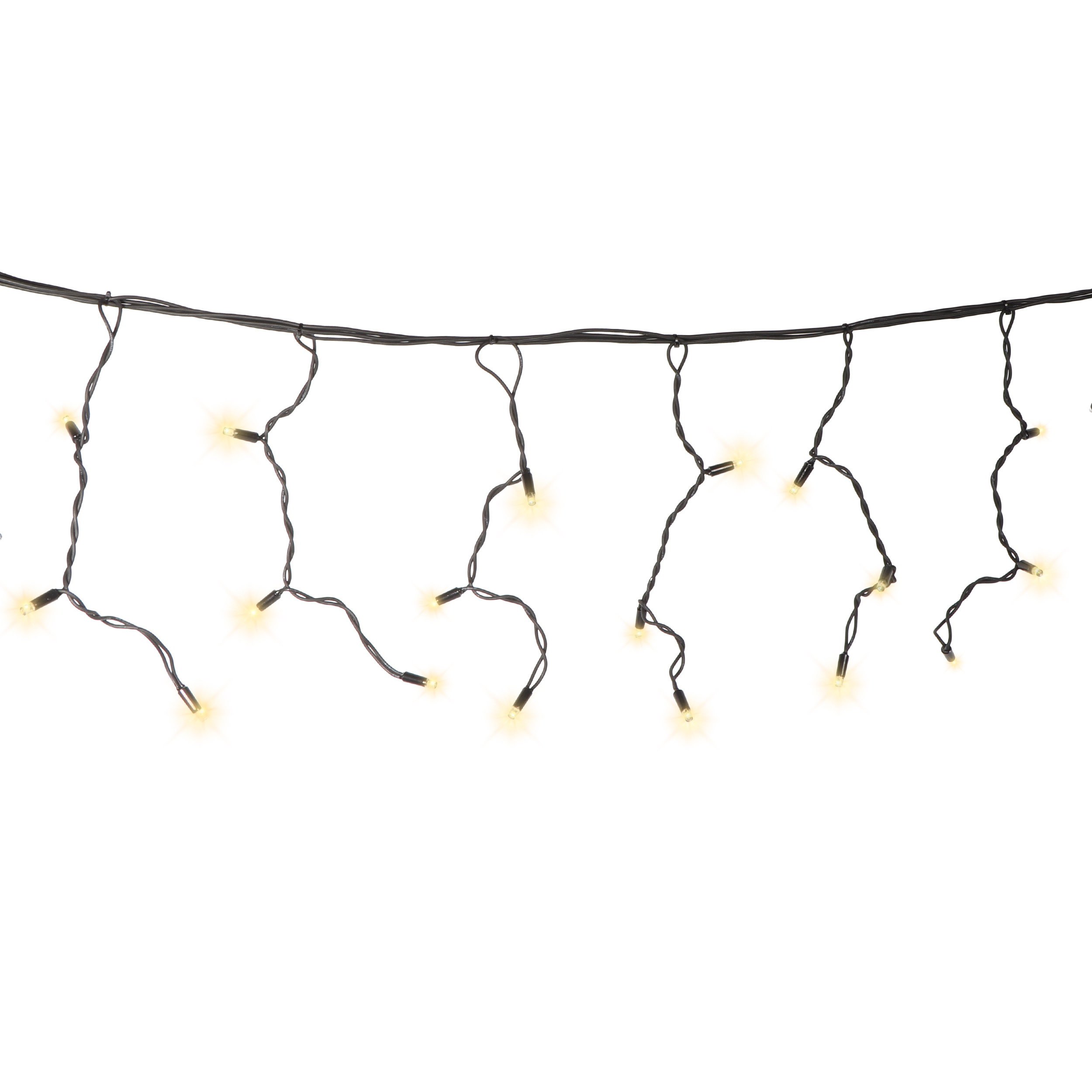 PRO CONNECT Eisregen-Lichterkette 3 m 60 LED warmweiß - IP44 für innen & außen