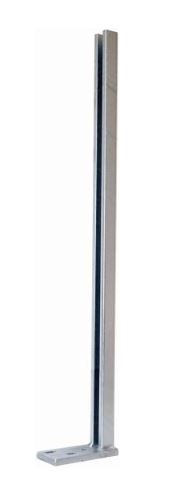 1y016yaXCr3DnP Pitzl Balkonsäule BSP C-Profil 50x40x3 mm zum Andübeln feuerverzinkt Höhe
