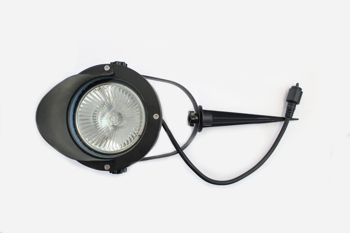 Easy Connect Erdspießstrahler Design Aluminium schwarz groß IP 67 Halogen 60 W 65300