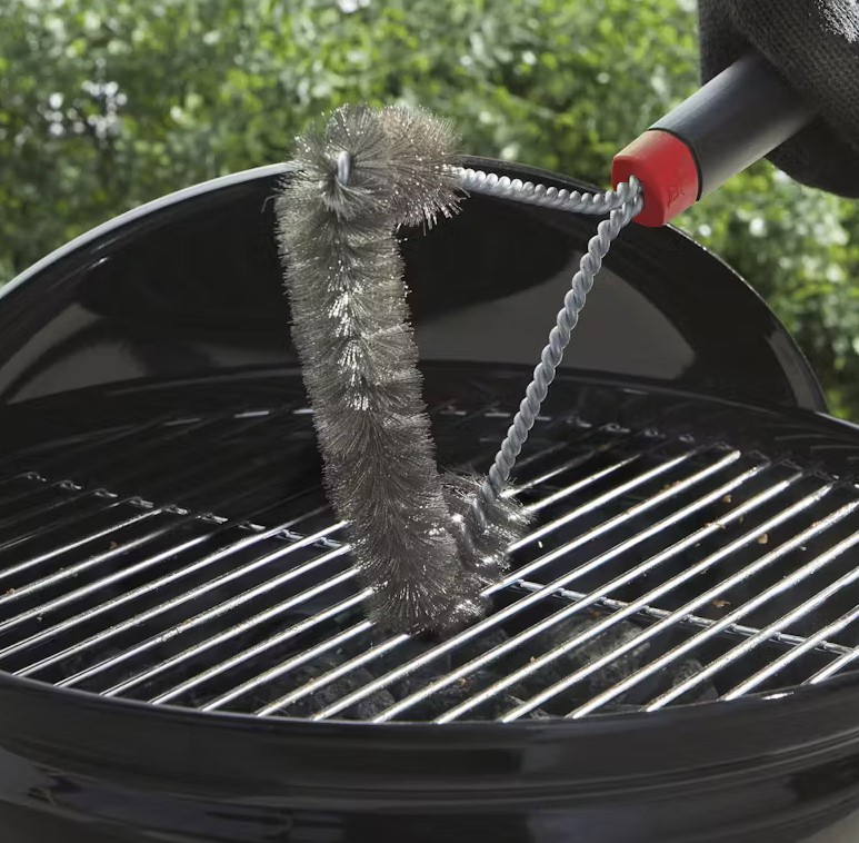 Weber-Dreiseitige-Grillbuerste-30-cm-3 Weber Dreiseitige Grillbürste, 30 cm