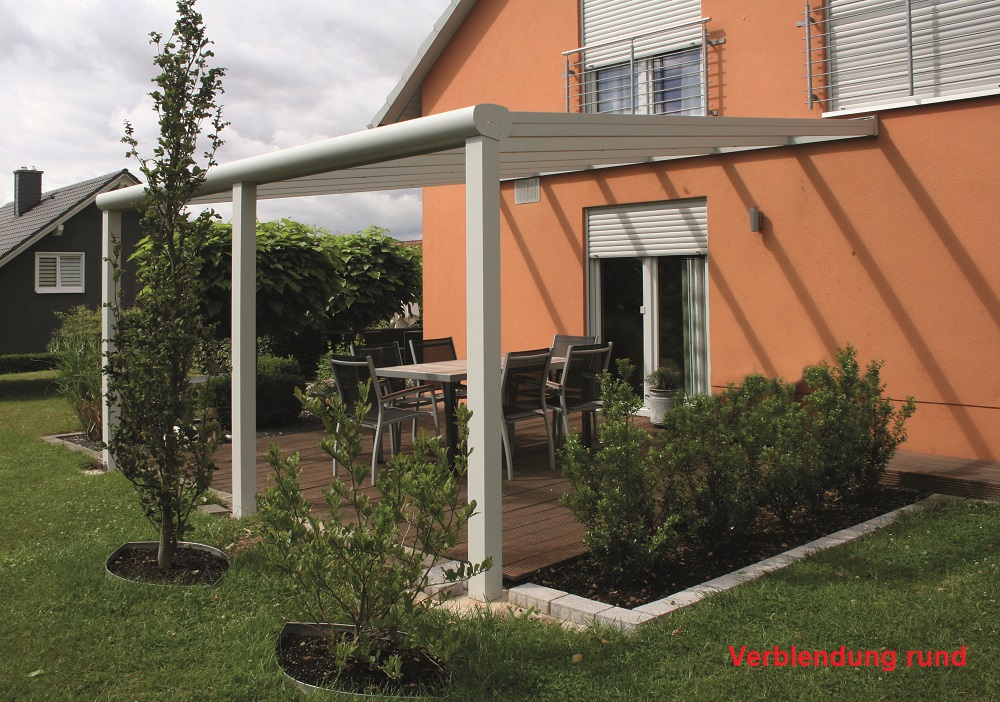 Terrassenuberdachung-primeline-weissNLhoEfnGPEuDS Premium Aluminium Terrassenüberdachung Glas 8mm klar, MADE IN GERMANY ALU - Überdachung