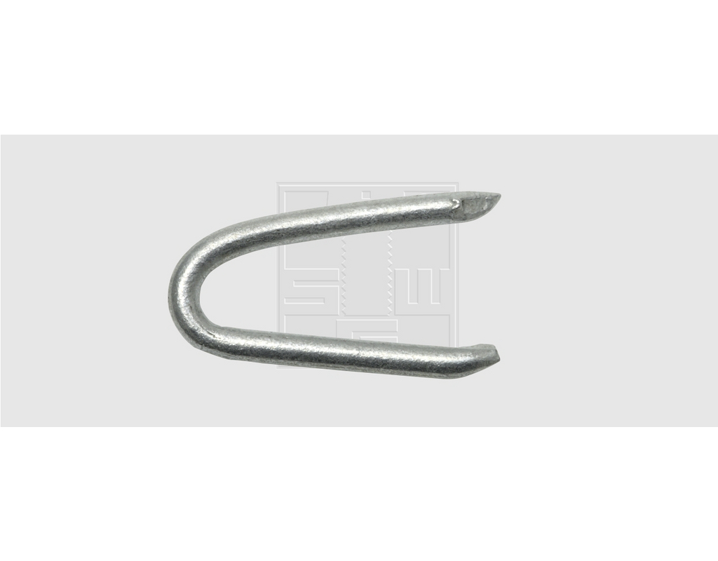 Krampen 3x31 mm aus Stahl feuerverzinkt 1 Stück lose