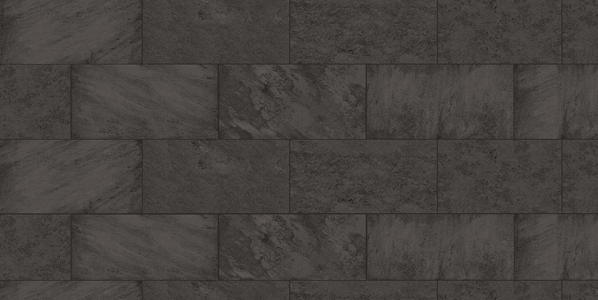 KERAMIKPLATTE MODENA ANTRAZYT 40x80x2 cm FEINSTEINZEUG MODERN 0,64 m², 2 STK.