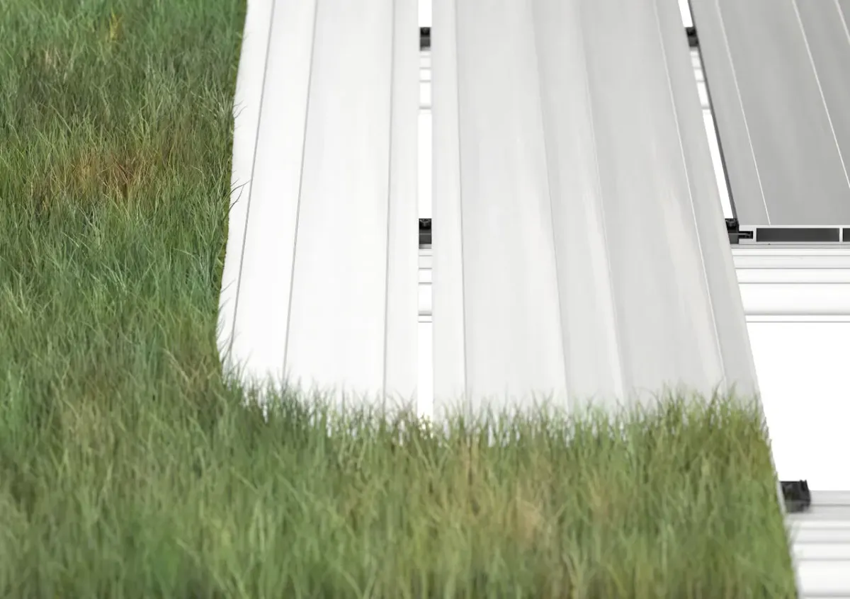 Alu-Bodenprofil Cleverdeck 10x145 mm Fassadenprofil Terrassenbelag 20 cm