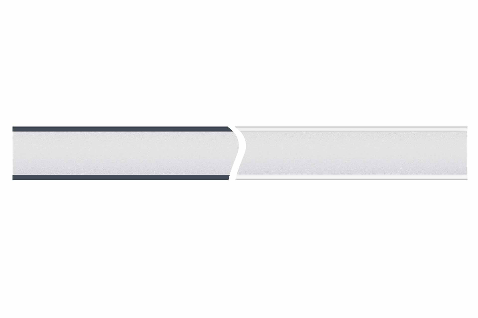 SNOWIlGCINXUrCITz ALU-Design-Inlay SNOW anthrazit für WPC-Steckzaun