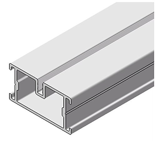 RIE1796 Alu-Schiene M 23x45x1950 mm Unterkonstruktion Terrassen Bodenverlegeprofil Aluminium Aluschiene