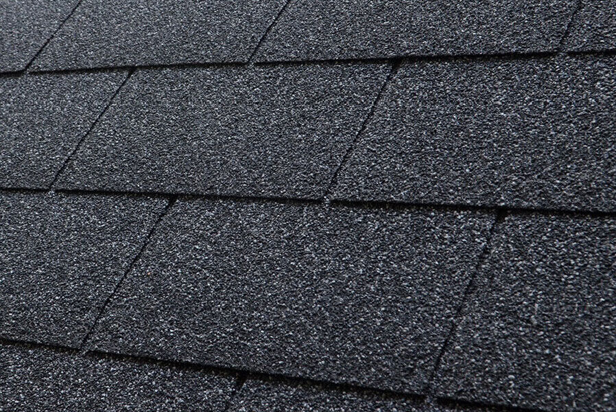 Bitumen Dachschindeln 2 m² rechteckig schwarz rot grün