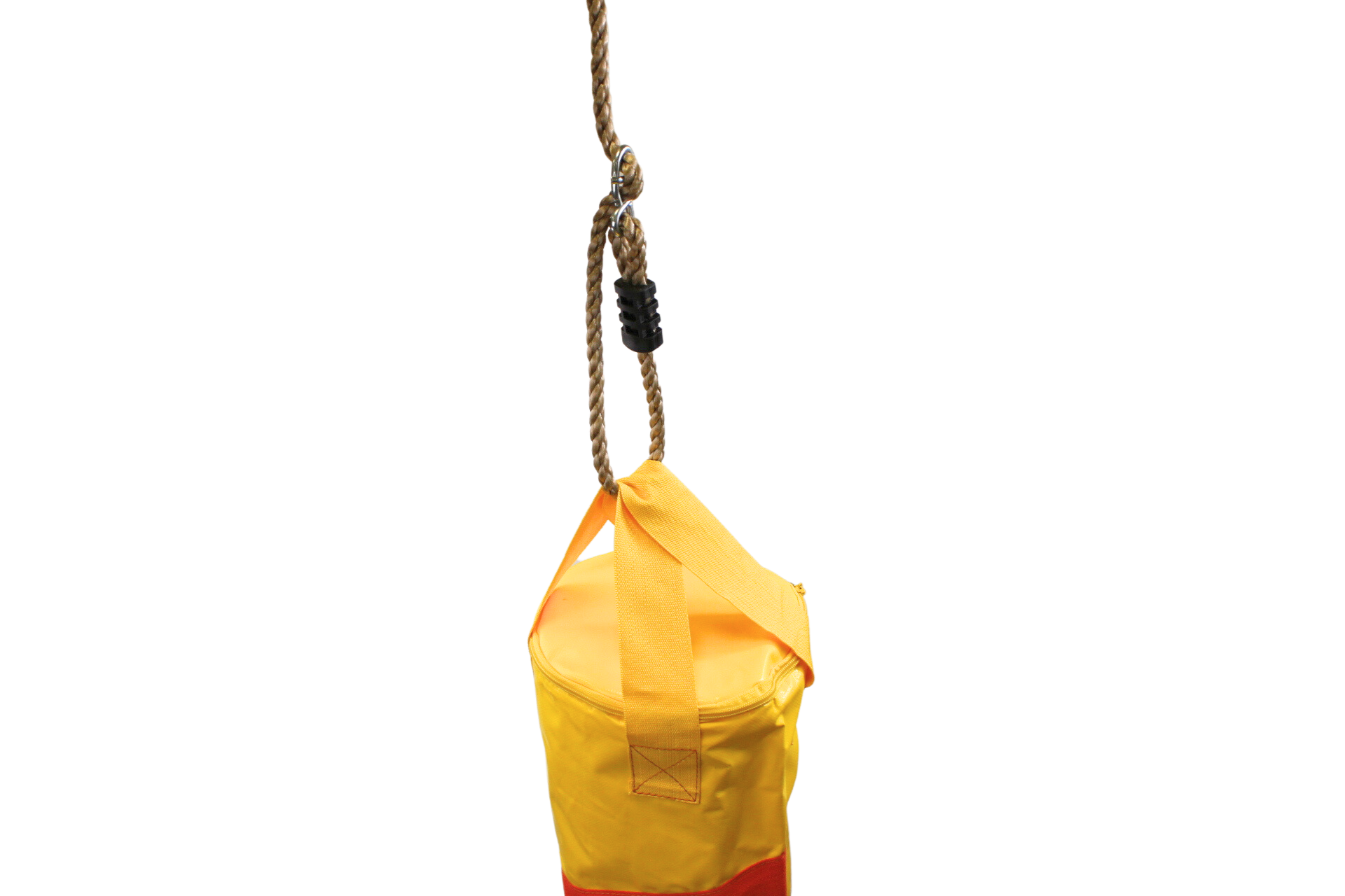 Boxsack gelb 80x22 cm für Kinder Sandsack Hängend