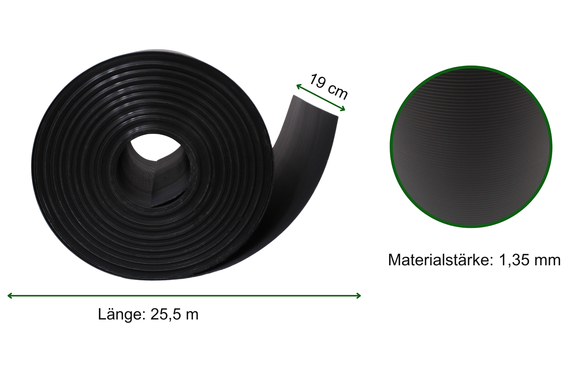 Laenge-25-5-m-2-_k Anthrazit Sichtschutz 25,5 m x 19 cm Premium