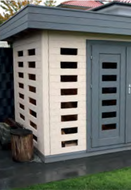 Cara-Boris-2525-F-300-AN_1 Premium Gartenhaus Cara Boris 2525 F + 300 AN