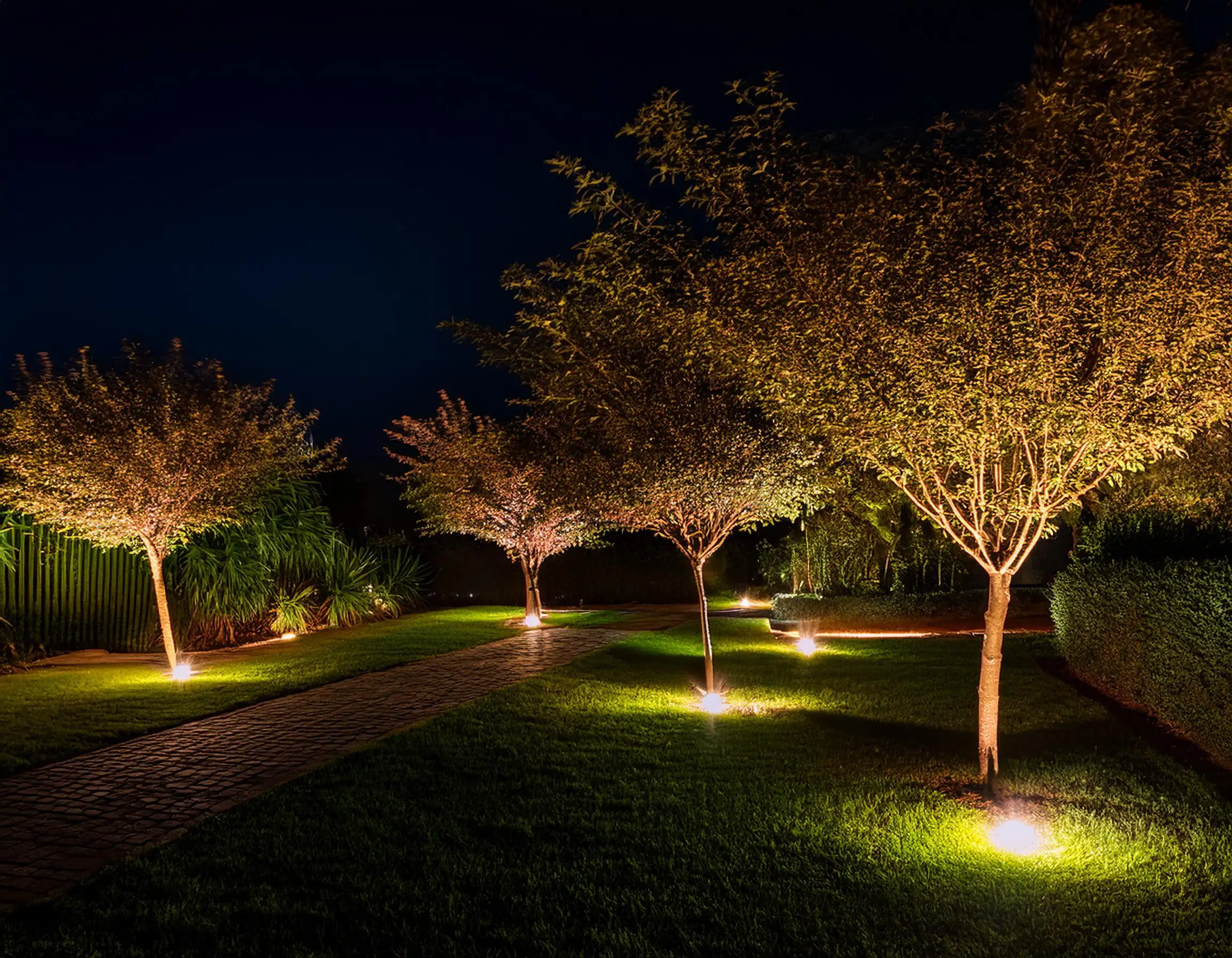 LED Bodeneinbauleuchten Gartenbeleuchtung