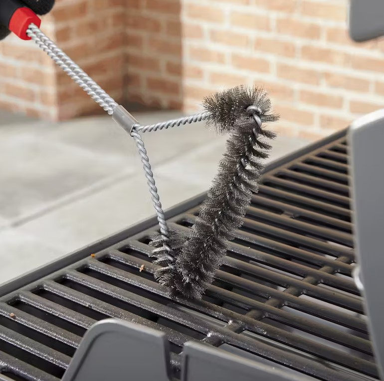 Weber-Dreiseitige-Grillbuerste-45-cm-3 Weber Dreiseitige Grillbürste, 45 cm