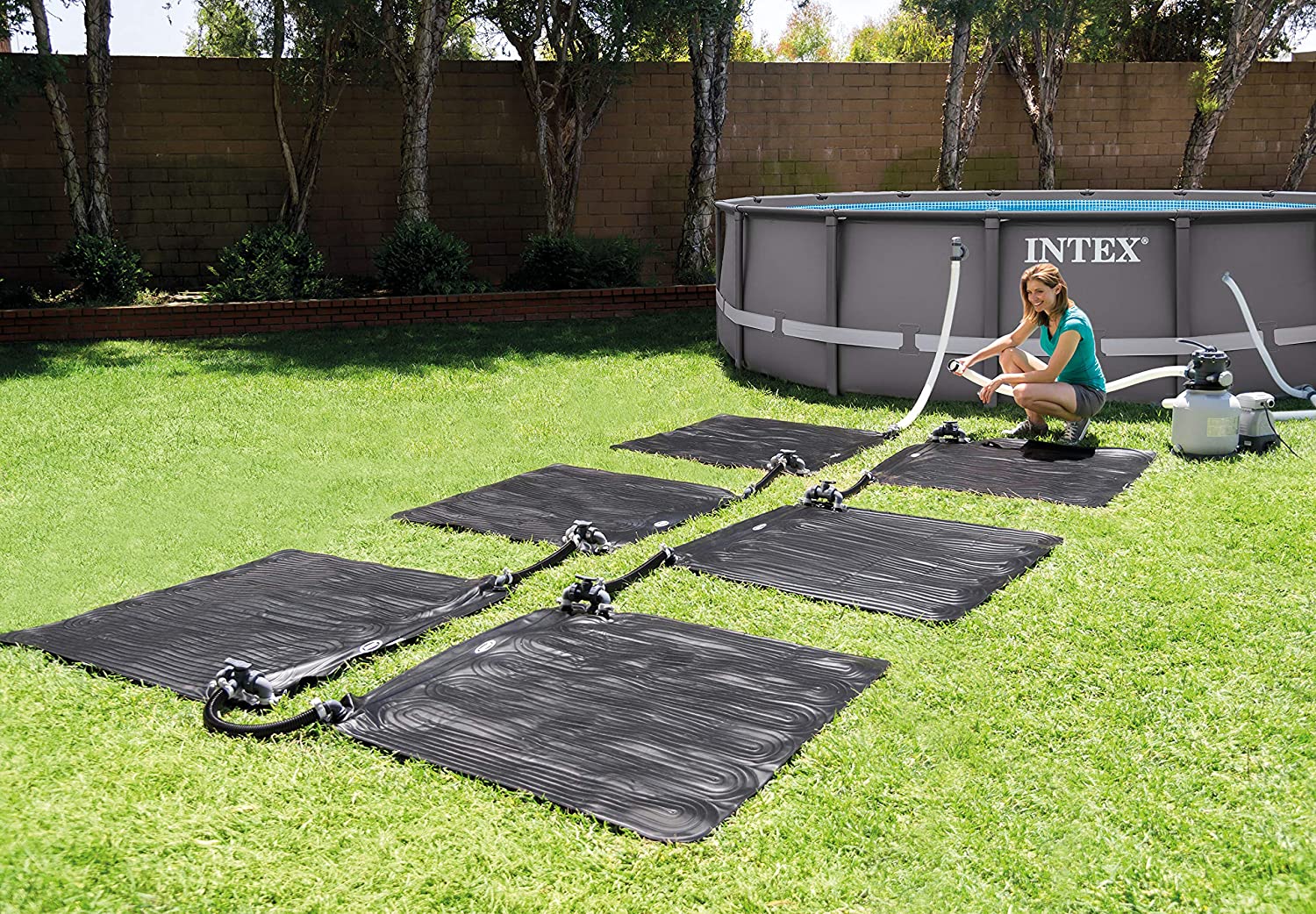 Intex Solarmatte - Poolzubehör - Solar-Poolheizung - 120 x120 cm