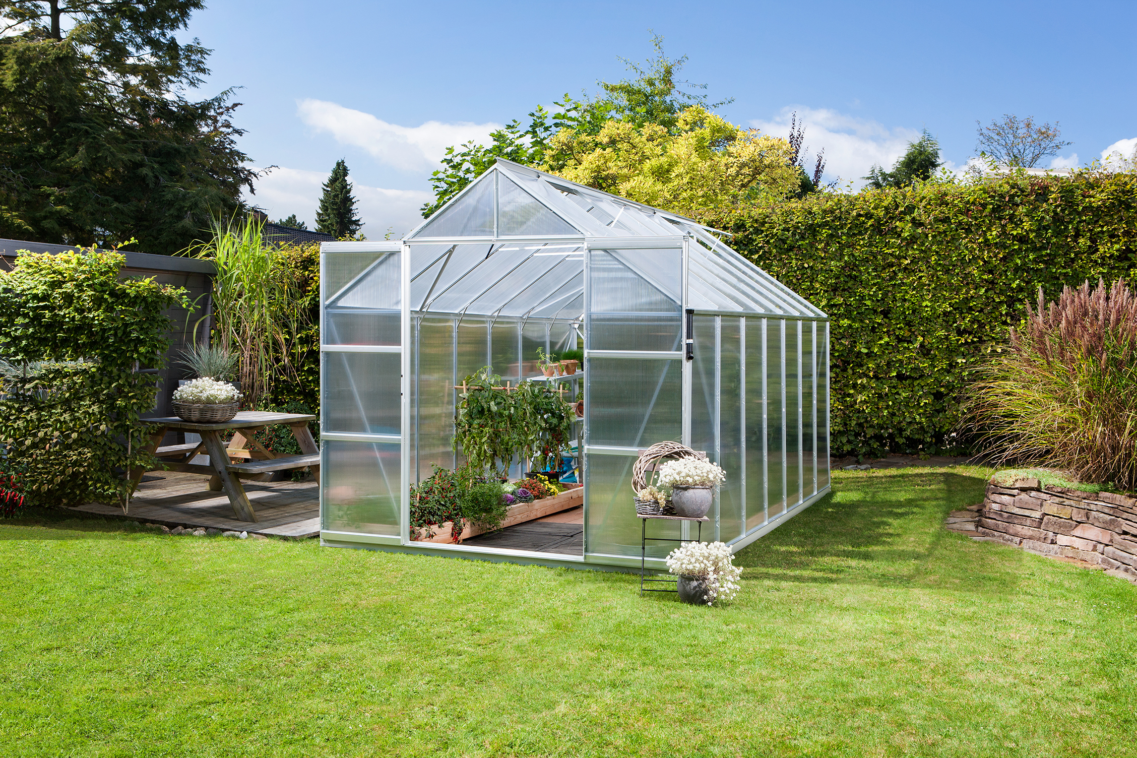 Gewächshaus Uranus 11500 HKP 6mm, alu
