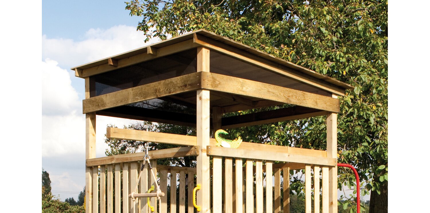 458383_4 Pult-Dach aus Holz für Spielturm BIG