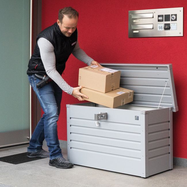 64910_paket-box_silber-metallic_image_3 Paket-Box 100 weiß