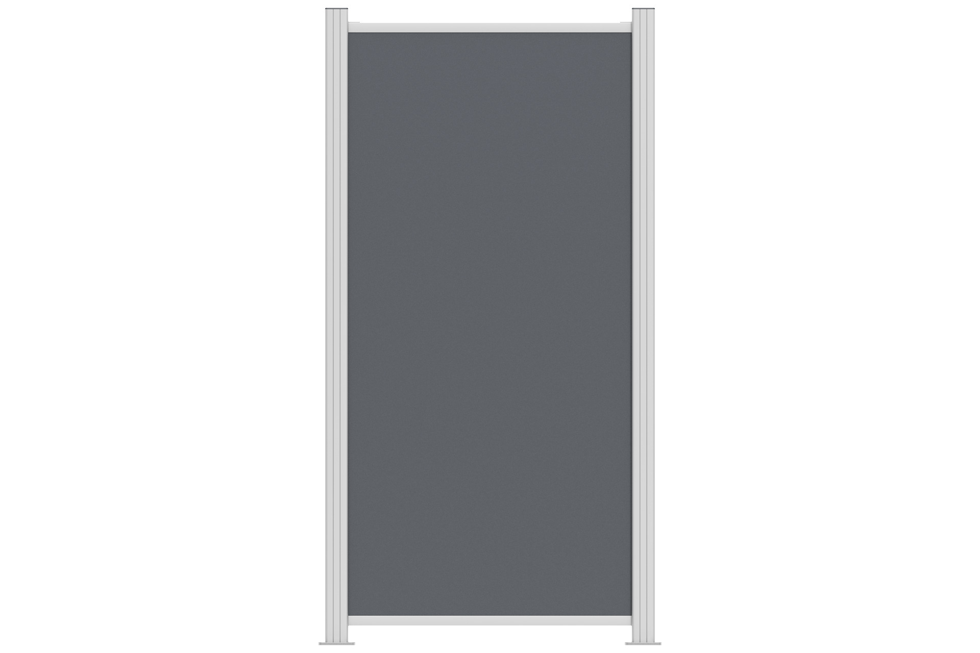 Halbelement-anthrazit Sichtschutz EASY-BOARDS ACP Steckzaun Halbelement 88x177 cm anthrazit