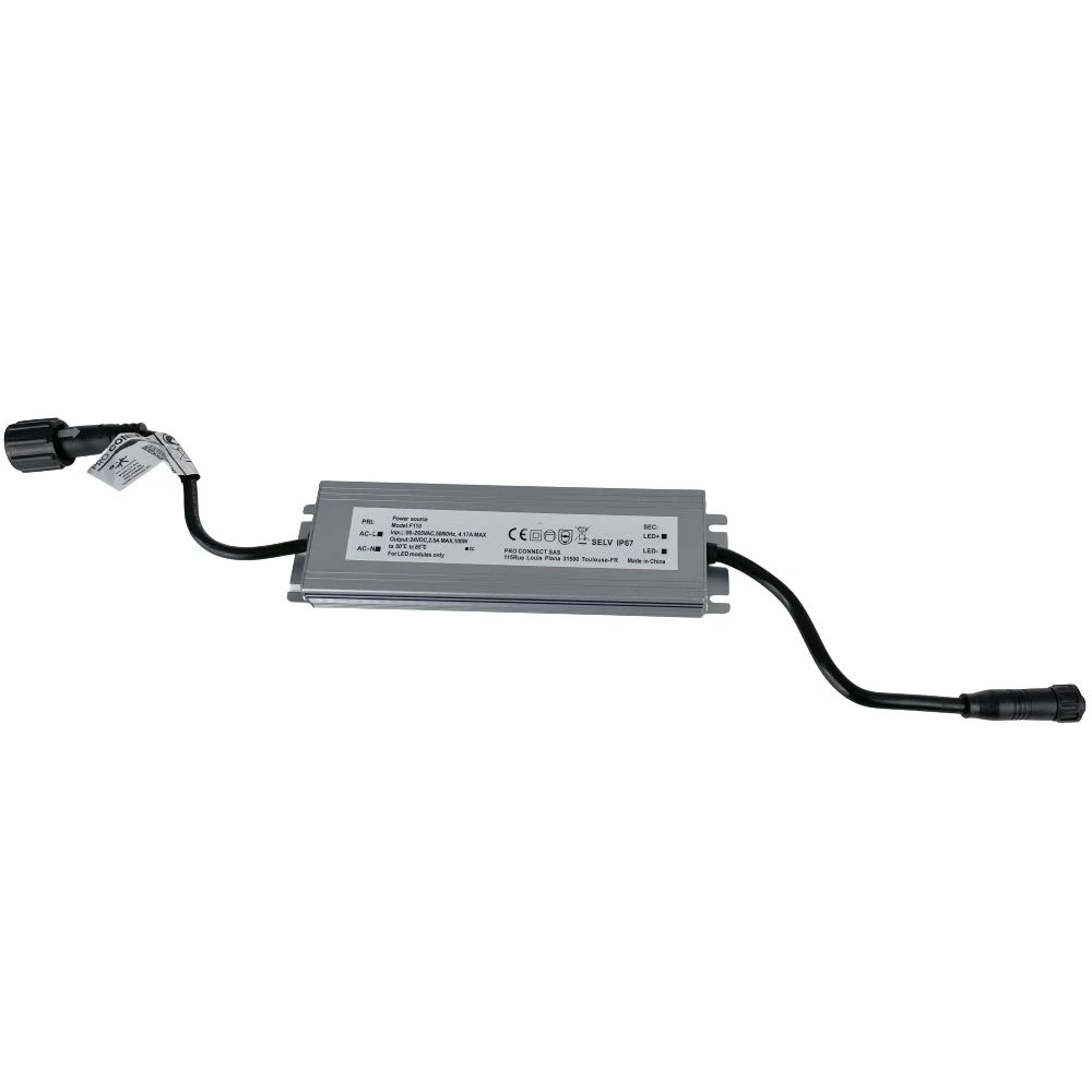 24V Transformator für LED Streifen für Außen 230V In/24V Out