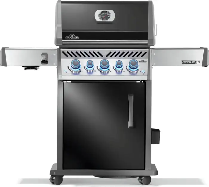 Napoleon Rogue PRO-S 425 Gasgrill schwarz mit Gussrosten & Drehspieß
