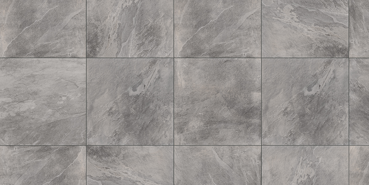 SUPER HARD KERAMIKPLATTE SLATE GREY 80x80x3 cm FEINSTEINZEUG MODERN 15,36 m², 24 STK. (1 Palette)