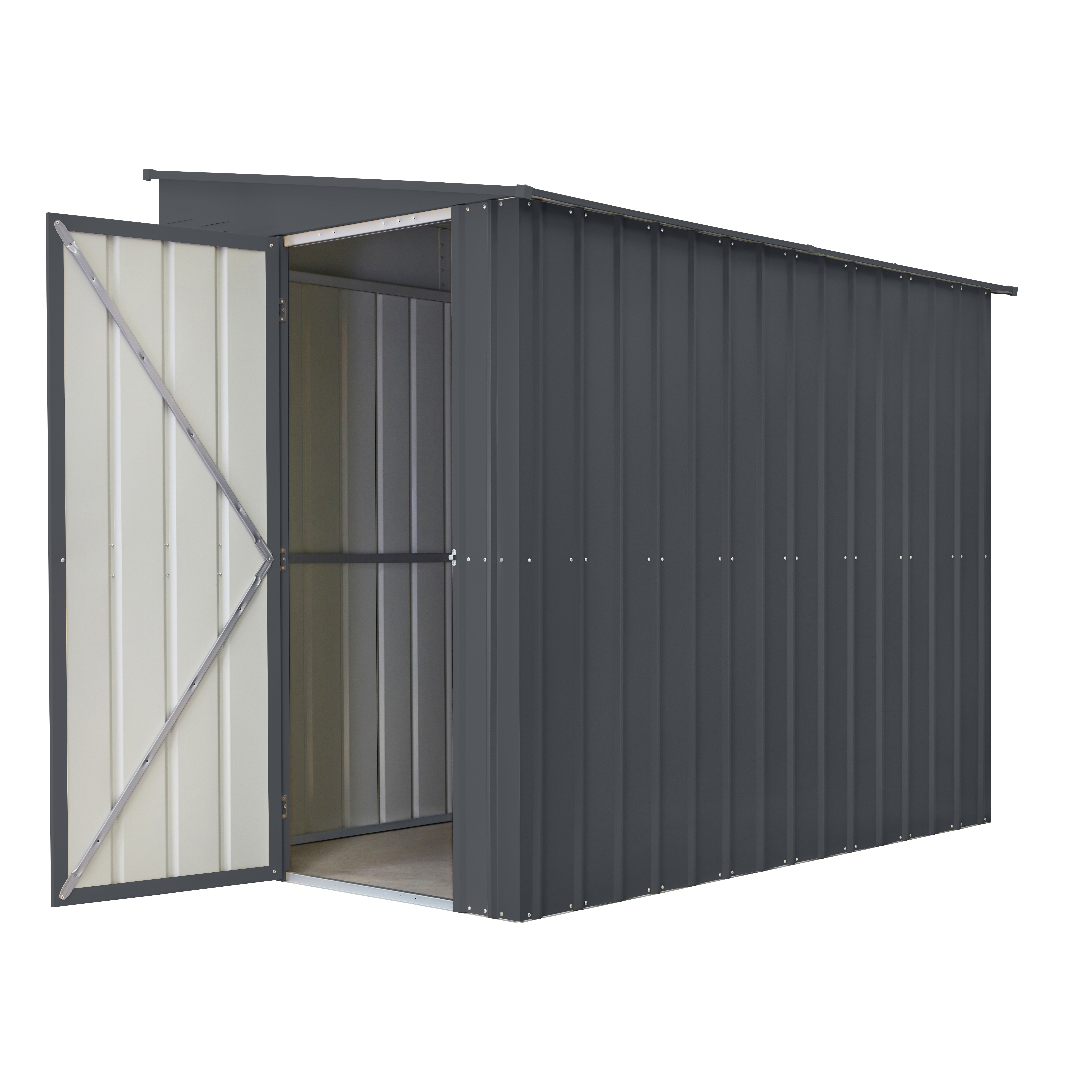 Gerätehaus Wand-Zierde „LeanTo“58 H178, anthrazit