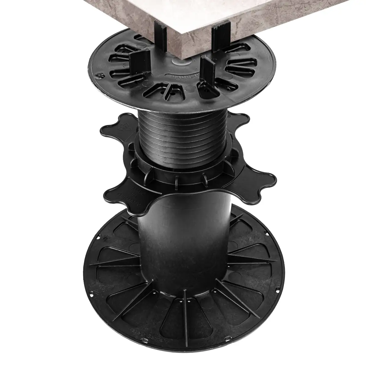 Plattenlager Premium 170–270 mm – verstellbare Terrassenlager (18 Stück)