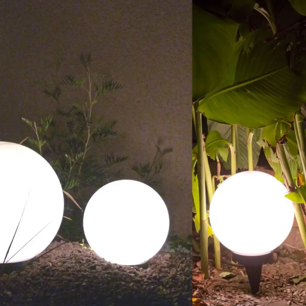 LED Leuchtkugel NEPTUNA Ø 25 cm mit Erdspieß für Gartenbeuleuchtung
