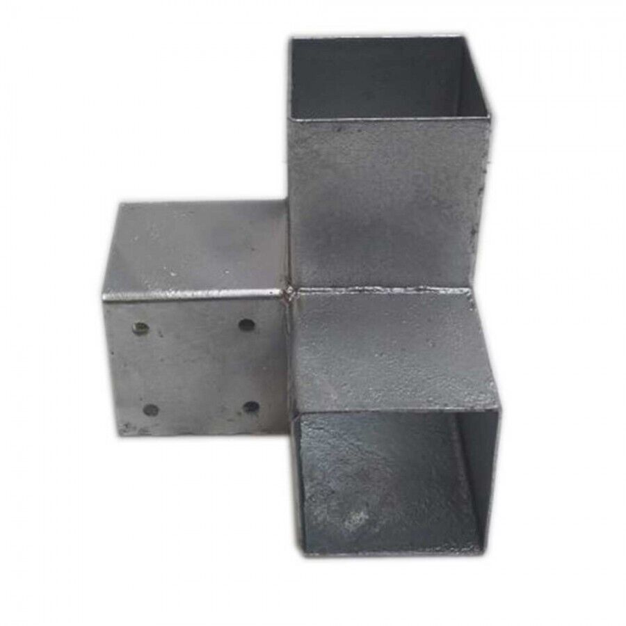 s-l1600WgGVuKRESBKl8 Holzverbinder Balken 90x90 mm Pfostenecke Pfostenverbinder Verbinder aus Stahl verzinkt