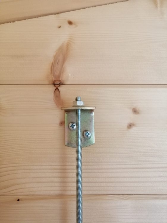 Sturmsicherung Set aus Stahl für das Gartenhaus Windsicherung 200 cm