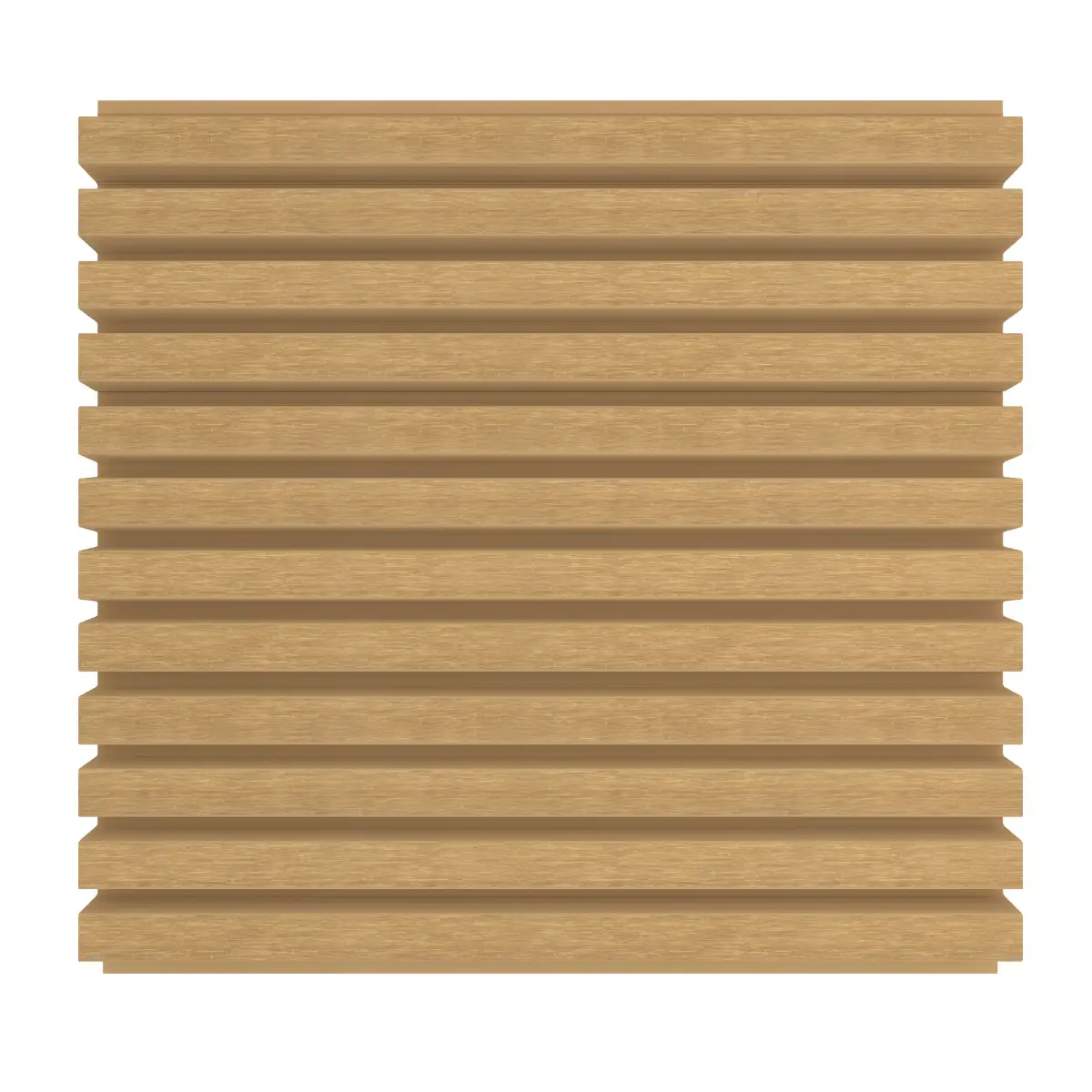 WPC Fassadenprofil Castellation Pro 35 – 33 x 215 mm Länge 20 cm
