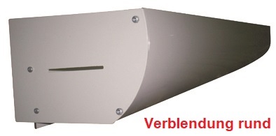 _rinne_rund Premium Aluminium Terrassenüberdachung Glas 8mm klar, MADE IN GERMANY ALU - Überdachung