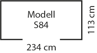 Gerätehaus Pultdach "Skillion" 84, silber metallic