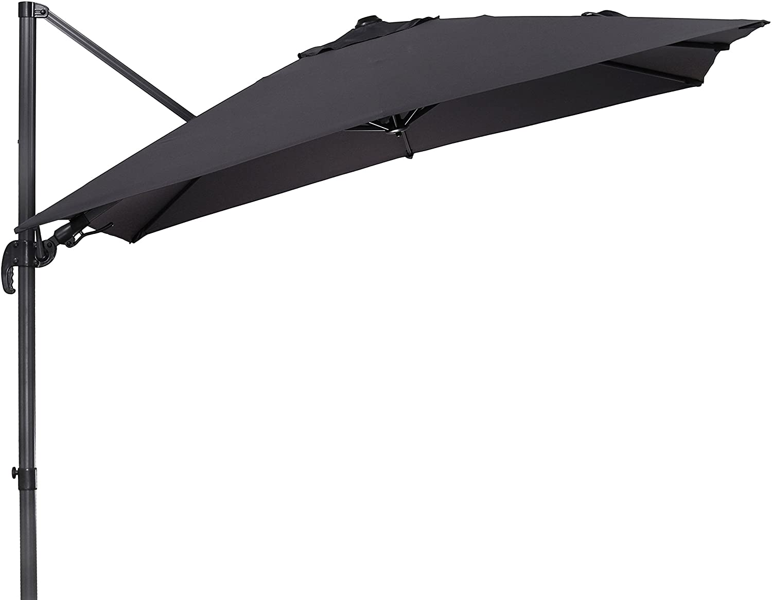 twist-270-anthrazit Schneider Rhodos eco Twist Ampelschirm mit Ständer Sonnenschirm
