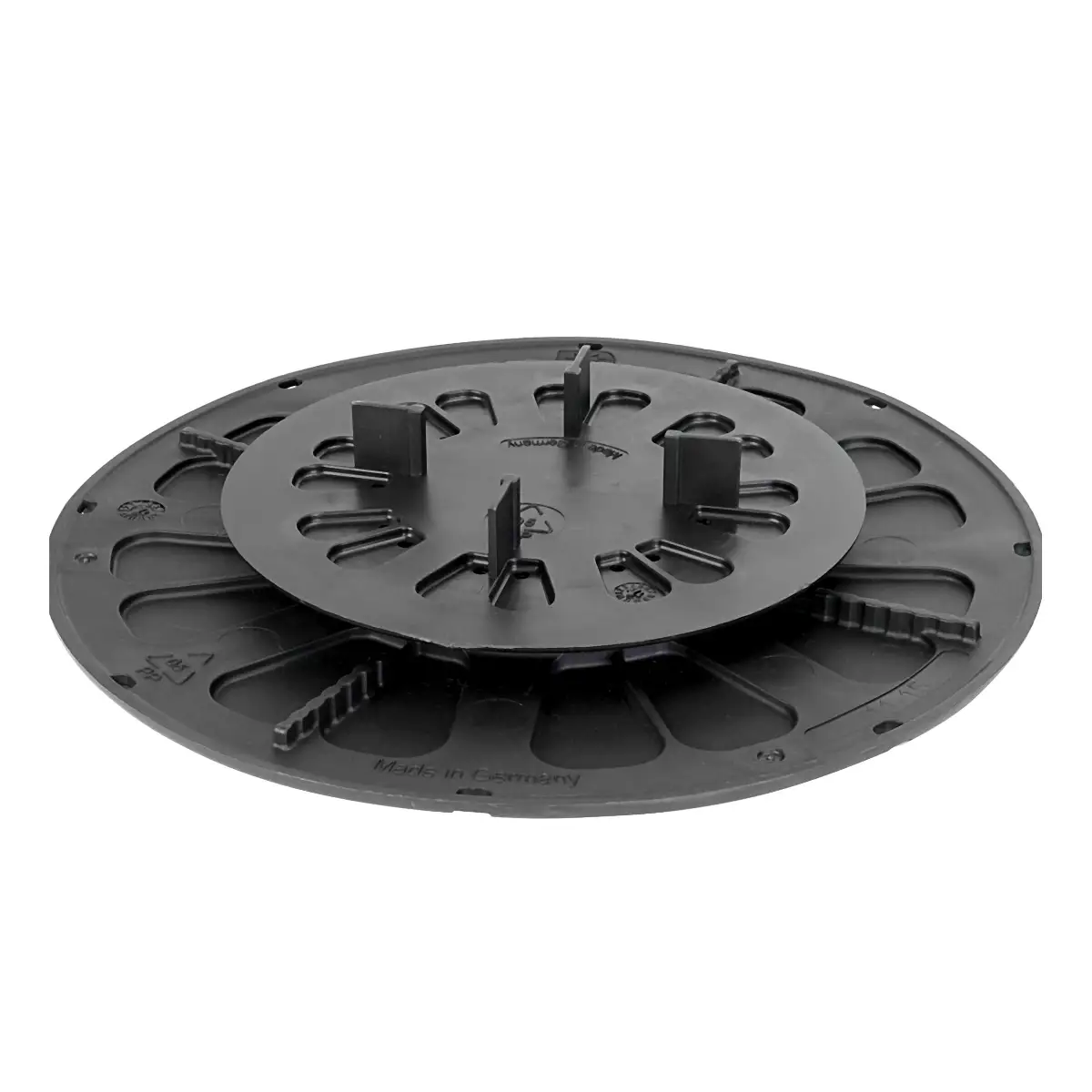 Plattenlager Premium 11–15 mm – flaches, höhenverstellbares Terrassenlager