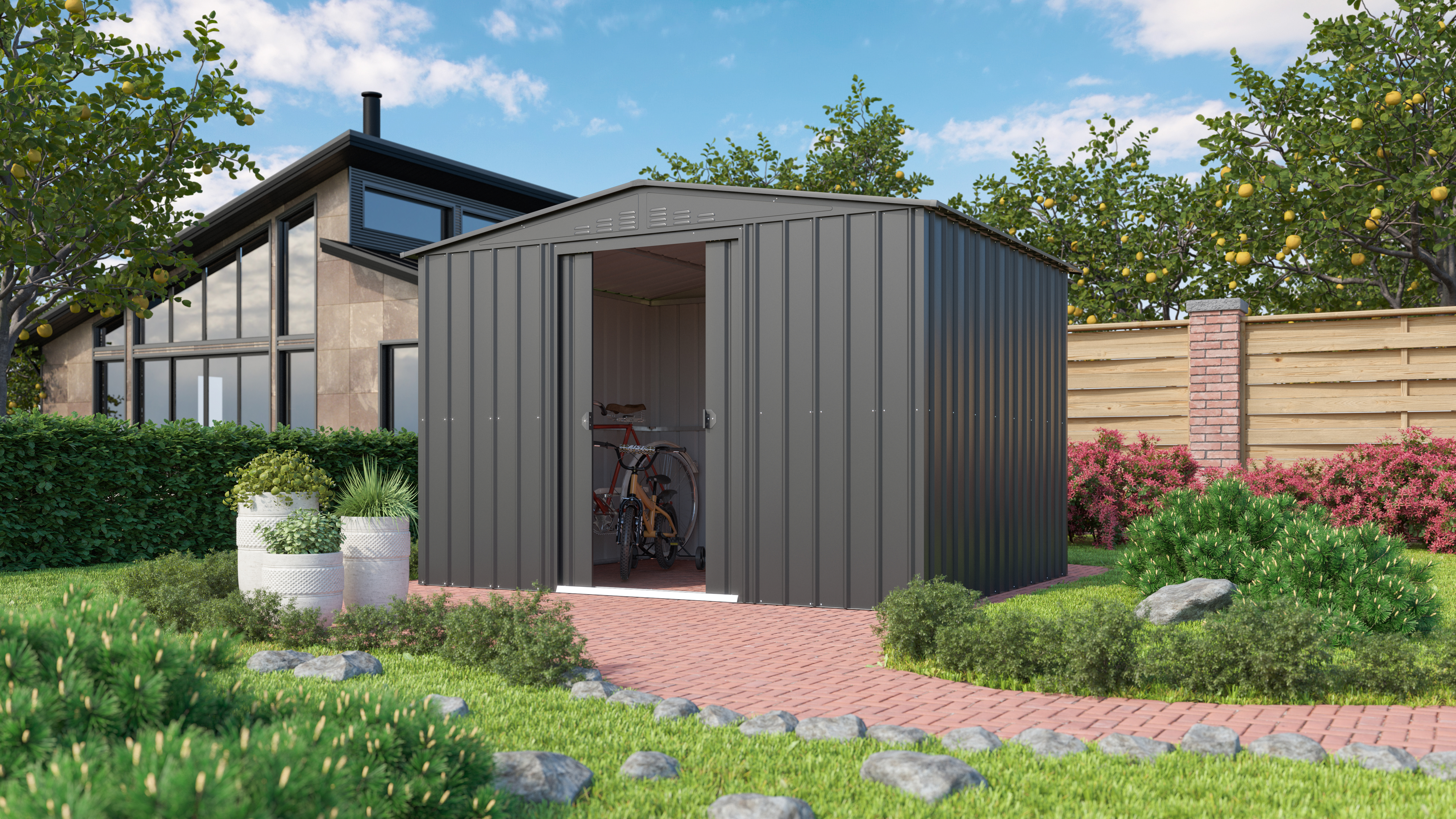 Gerätehaus Gartenmanager "Dream" 108, anthrazit