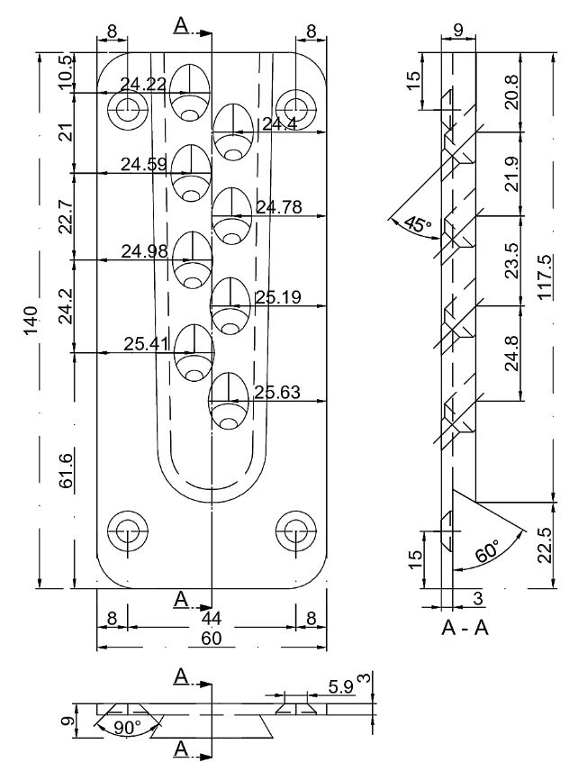 Pitzl Verbinder HVP Standard für Holz-Holzanschluss Maße 60 x 140 x 12 mm