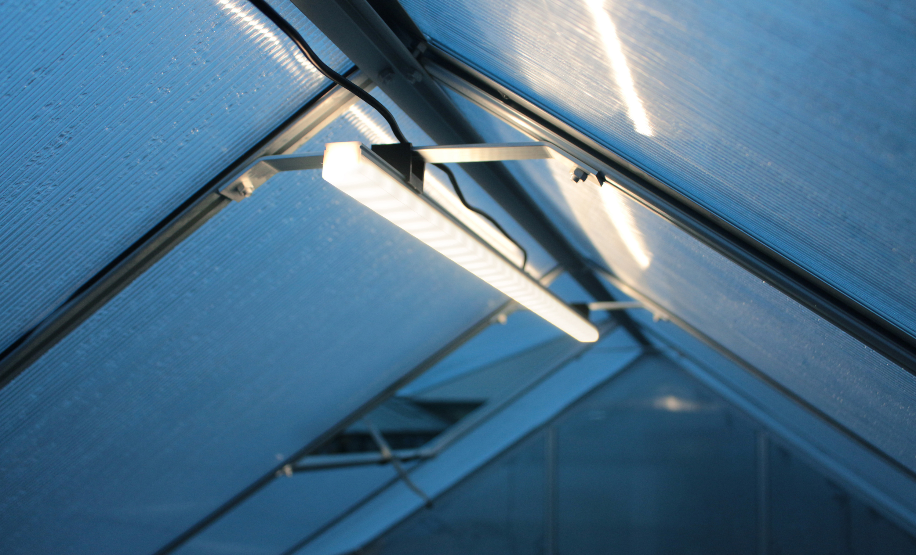 Gewächshaus Uranus 8300 ESG3mm, schwarz -Set