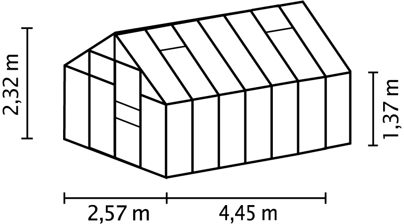 SK_GWH_Merkur_11500_262944_262949_262945_261364_261369_261365_267364_267369_2673645 Gewächshaus Merkur 11500 HKP 4mm, smaragd